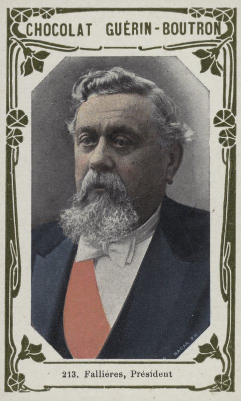 Fallieres, prezident (barevná fotografie) od French School
