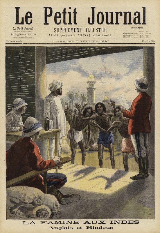 Hladomor v Indii, 1897 od French School