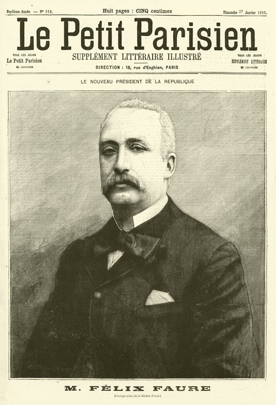 Felix Faure, nový prezident Francie (rytina) od French School