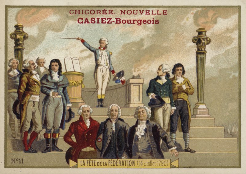 Fete de la Federation, Francouzská revoluce, 14. července 1790 od French School