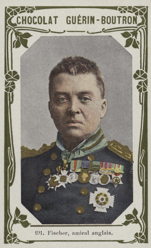 Fischer, britský admirál (barevná fotografie) od French School