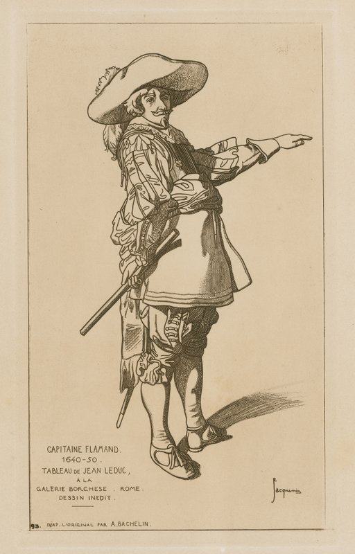 Vlámský kapitán, 1640-50 od French School