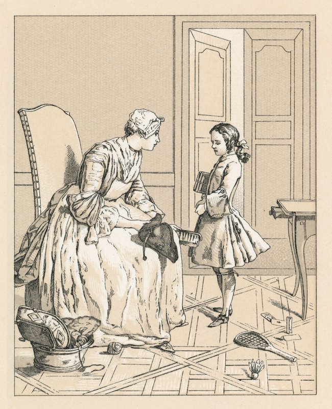 Kostým Francie XVIII. cent od French School