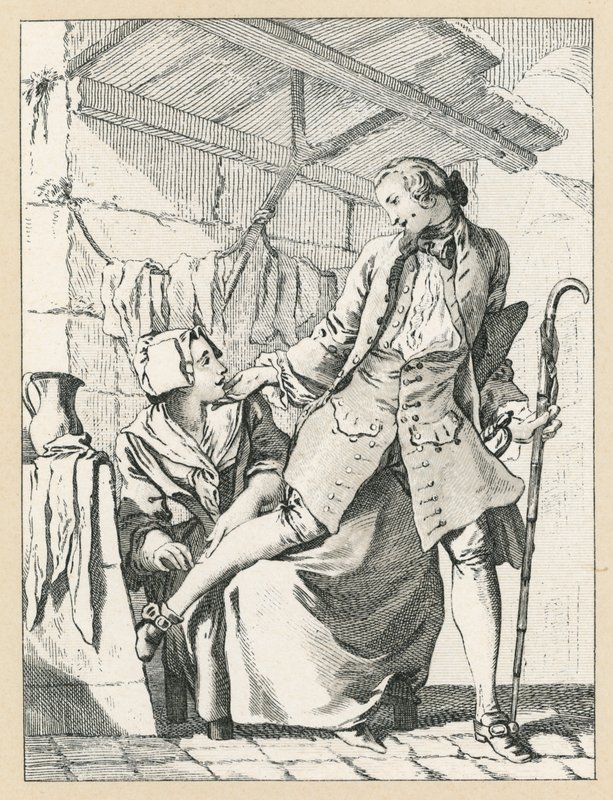 Kostým Francie XVIII. cent od French School