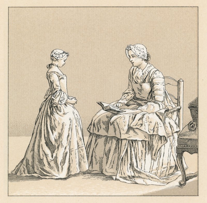Kostým Francie XVIII. cent od French School