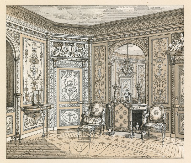 Kostým Francie XVIII. cent od French School