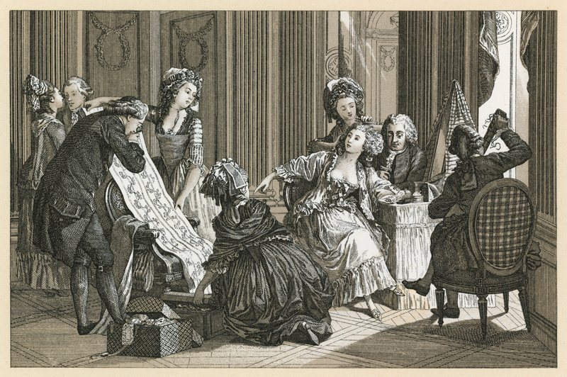Kostým Francie XVIII. cent od French School