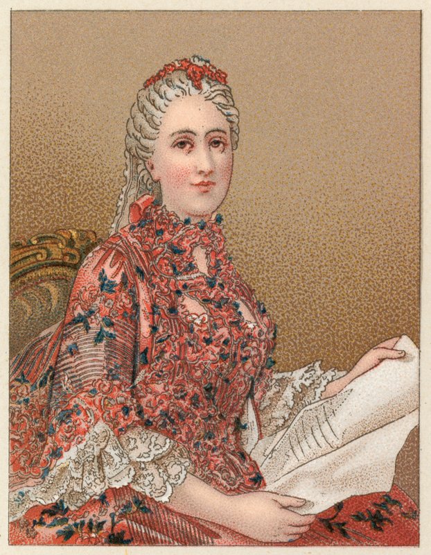 Kostým Francie XVIII. cent od French School