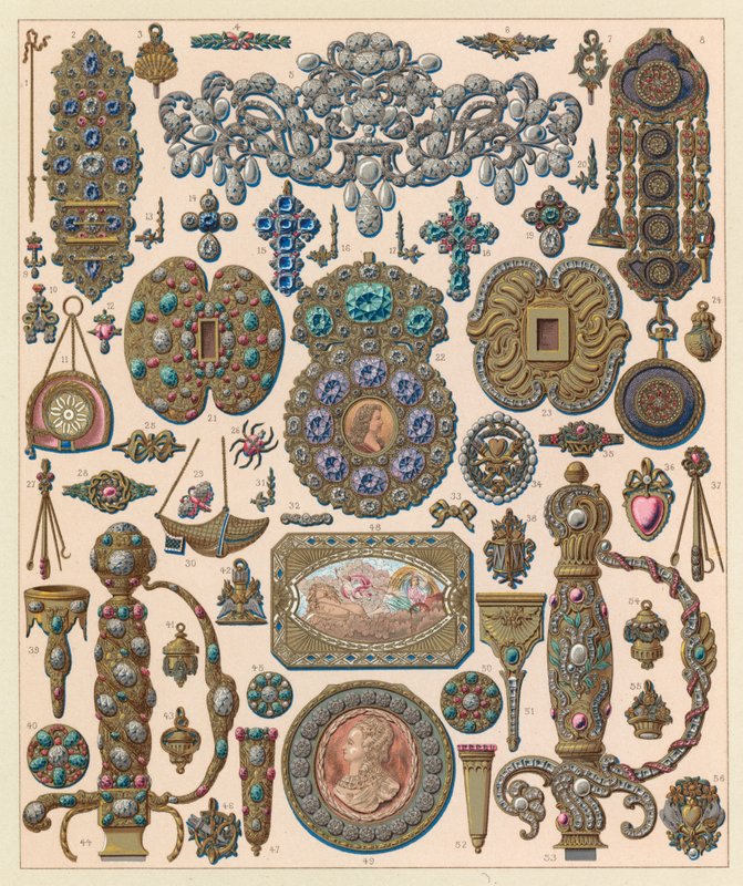 Kostým Francie XVIII. cent od French School