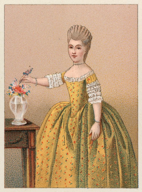 Kostým Francie XVIII. cent od French School