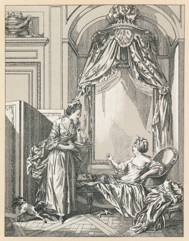 Kostým Francie XVIII. cent od French School