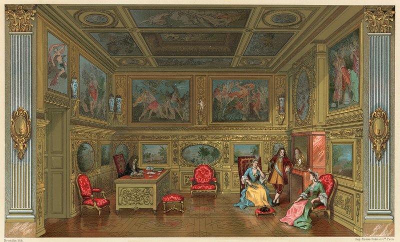 Kostým Francie XVII. centu od French School