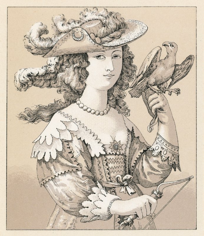 Francie XVII. století Kostým od French School