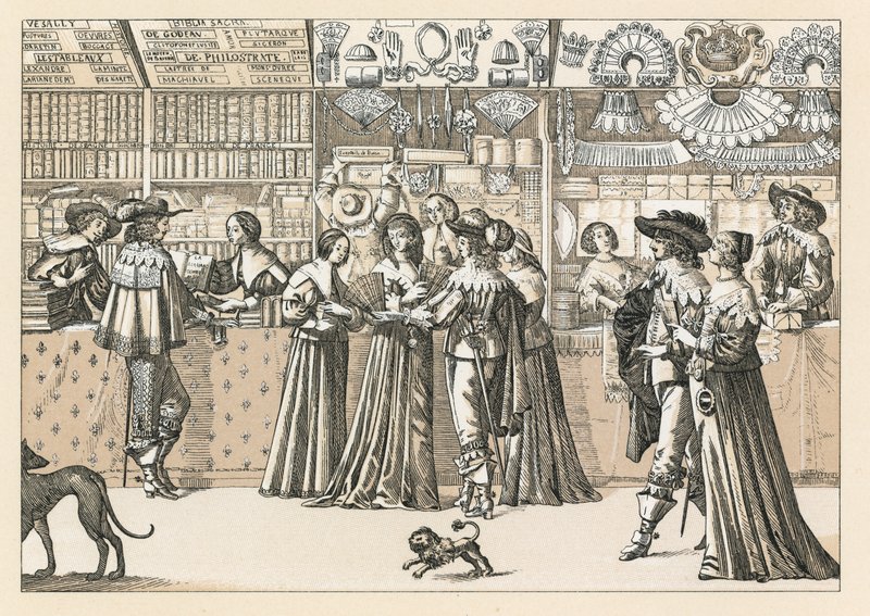 Kostým Francie XVII. centu od French School