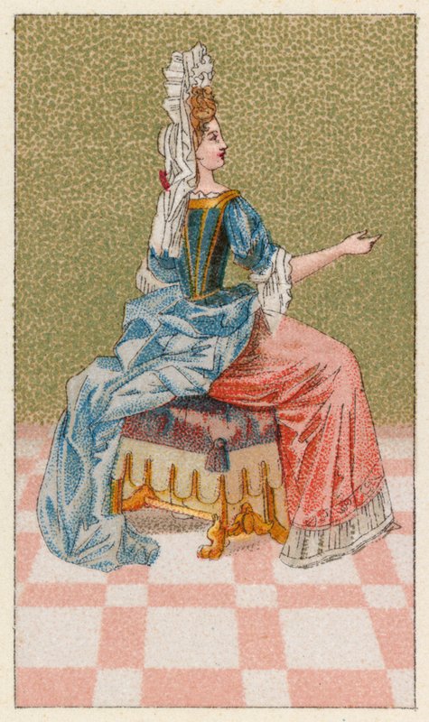 Kostým Francie XVII. centu od French School