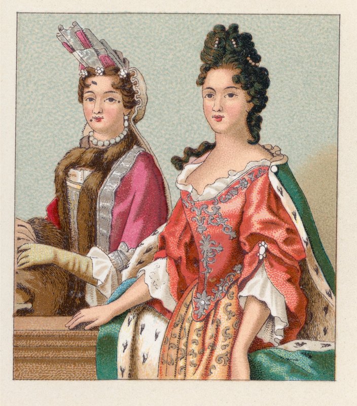Kostým Francie XVII. centu od French School