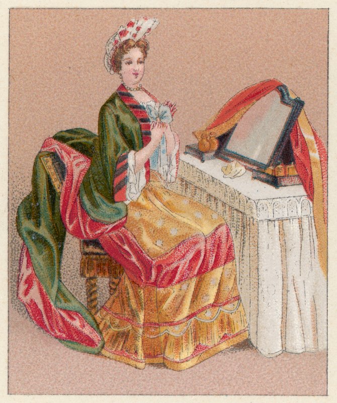 Kostým Francie XVII. centu od French School