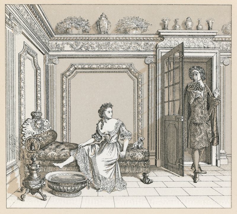 Francie XVII. století Kostým od French School