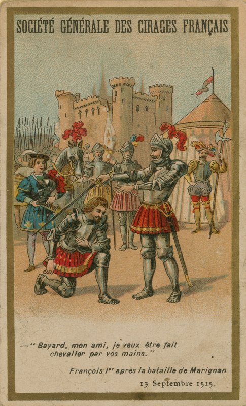 Františka I. po bitvě u Marignana od French School