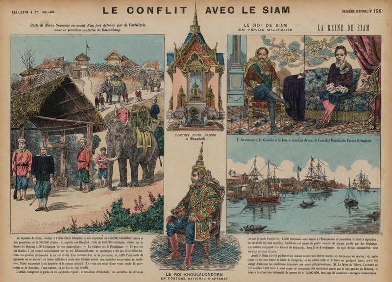 Francouzsko-siamská válka, 1893 od French School