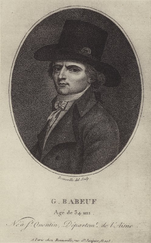 Francois-Noel Babeuf, francouzský revoluční politický agitátor a novinář od French School