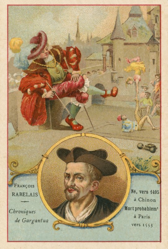Francois Rabelais, francouzský spisovatel od French School