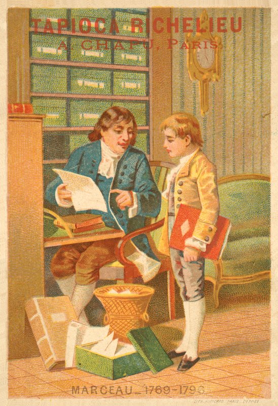 Francois Severin Marceau-Desgraviers, francouzský generál (chromolitho) od French School