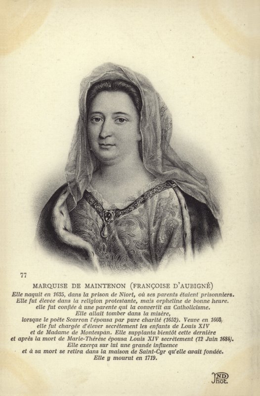 Francoise d Aubigne od French School