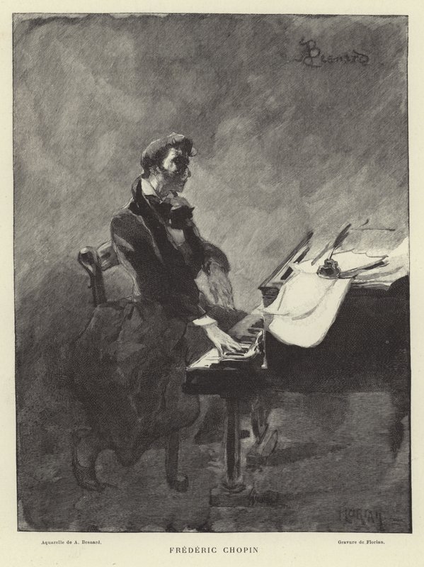 Frederic Chopin , polský pianista a skladatel od French School