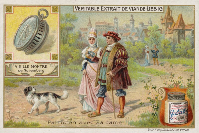 Francouzský masový extrakt (Bouillon), Námluvný pár od French School