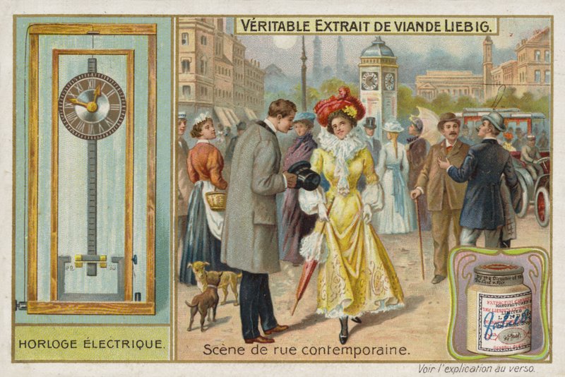 Francouzský masový extrakt (Bouillon), Typická silniční scéna od French School