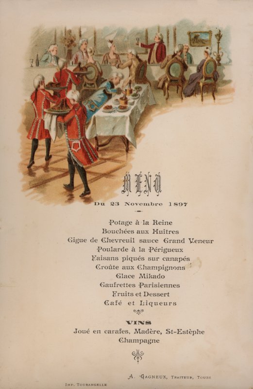 Francouzské menu k večeři od French School