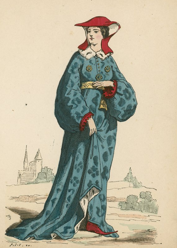 Francouzská šlechtična, 1395 od French School