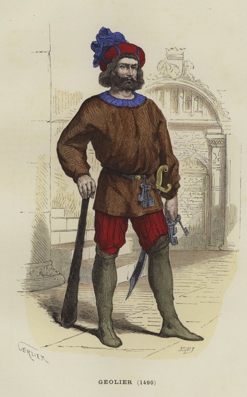 Gaoler, 1490 od French School
