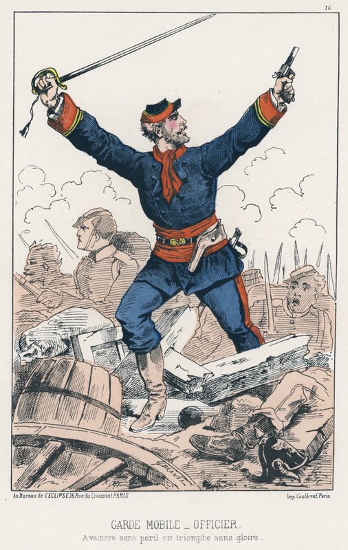 Garde Mobile - Officier (barevné rytí) od French School