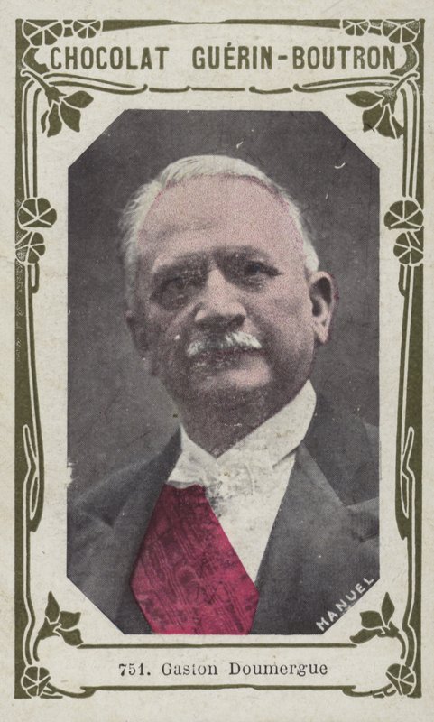 Gaston Doumergue (barevná fotografie) od French School