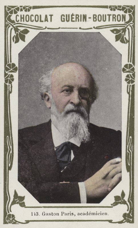Gaston Paris, akademik (barevné foto) od French School