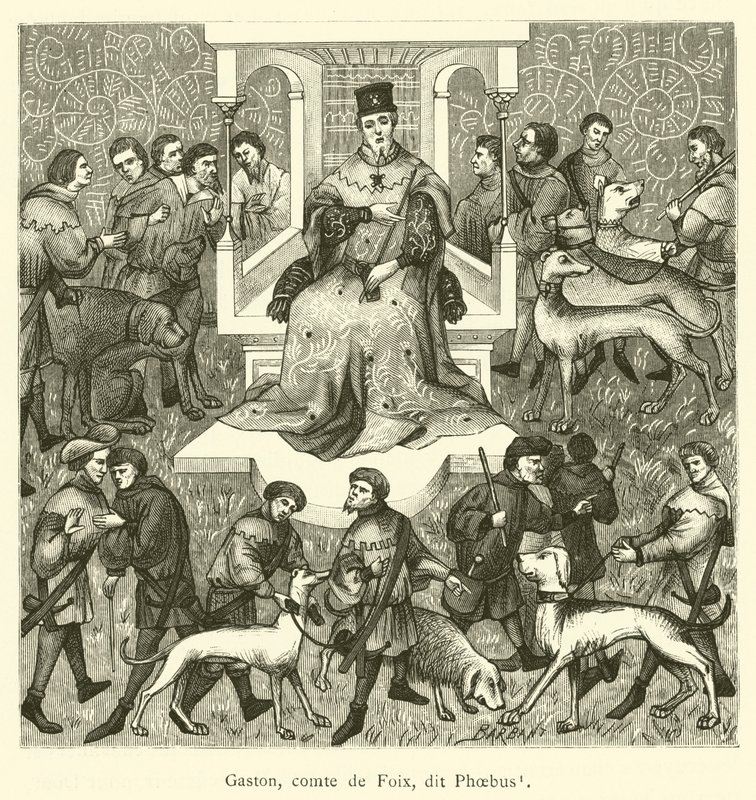 Gaston, hrabě z Foix, známý jako Phoebus (rytina) od French School