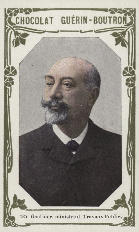 Gauthier, ministr veřejných prací (barevné foto) od French School