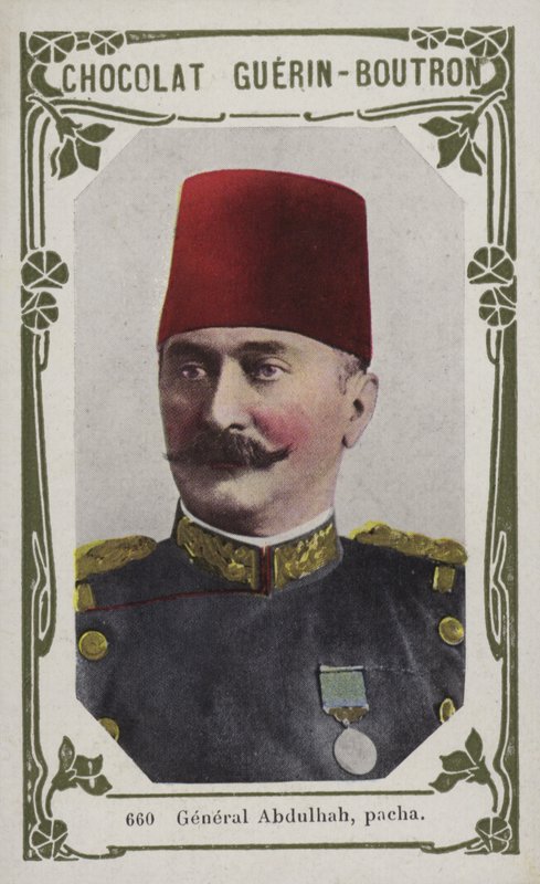 Generál Abdulhah, pacha (barevná fotografie) od French School