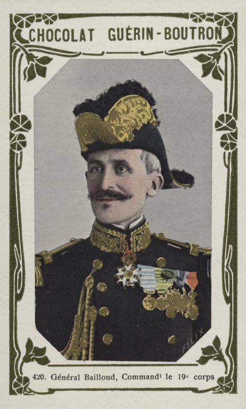 Generál Bailloud, velící 19. sboru (barevné foto) od French School