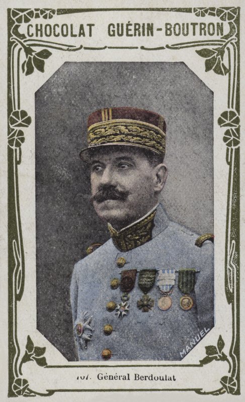 Generál Berdoulat (barevná fotografie) od French School