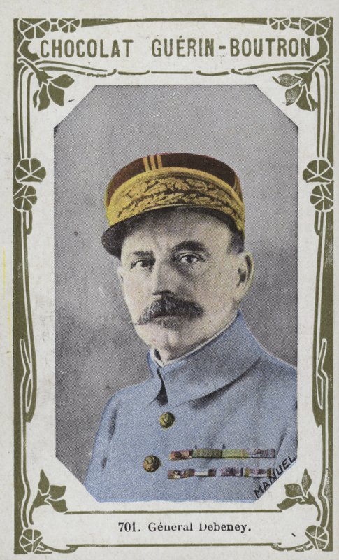 Generál Debeney (barevná fotografie) od French School