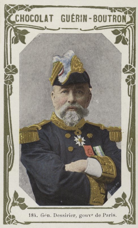 Generál Dessirier, guvernér Paříže (barevné fotografie) od French School