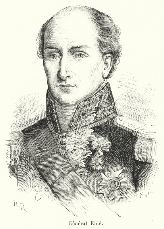 General Eble (rytina) od French School