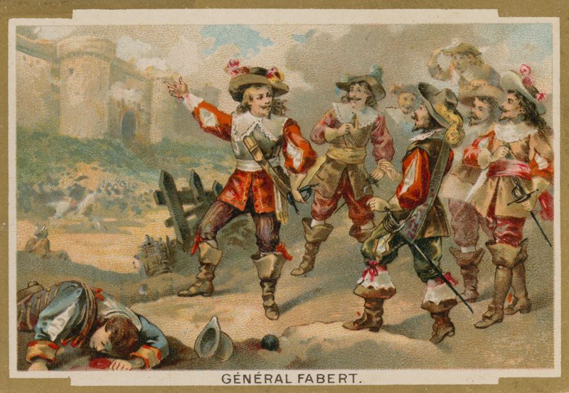 Generál Fabert, francouzský voják 17. století od French School