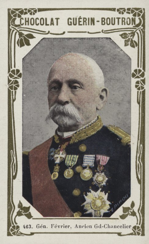 Generál Fevrier, bývalý velký kancléř (barevné foto) od French School