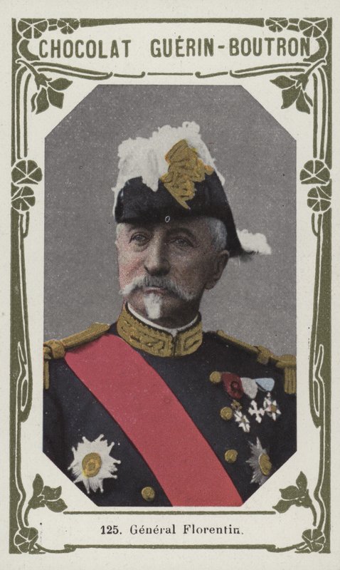 Generál Florentin (barevná fotografie) od French School