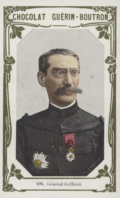 Generál Gallieni (barevná fotografie) od French School