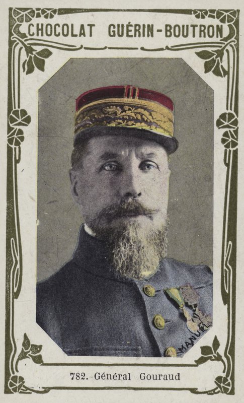 Generál Gouraud (barevná fotografie) od French School
